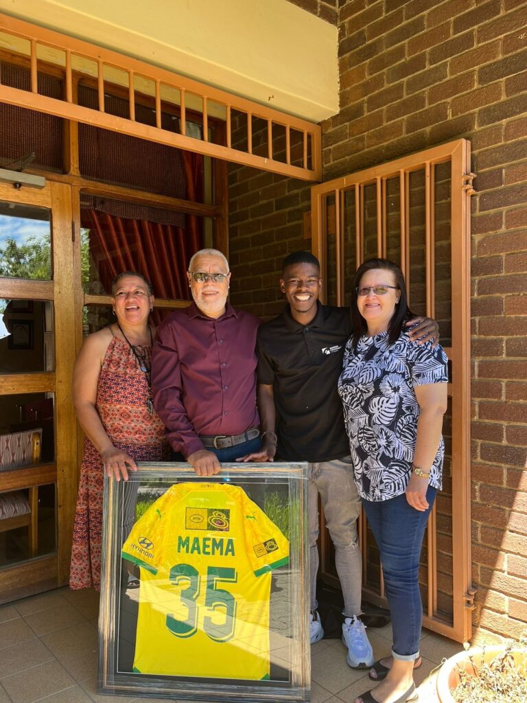 Maema gives back to his community through his foundation