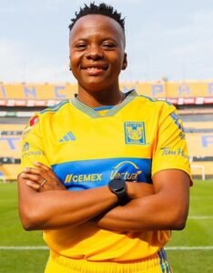 Read more about the article Kgatlana Shines with Brace for UANL Tigres after Record Move from Racing Louisville FC