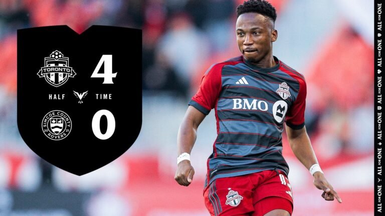 Cassius Mailula Scores his first goal for Toronto FC in Canadian Championship Victory