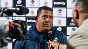 Read more about the article Richards Bay FC coach Brandon Truter faces a challenging Carling Knockout Cup semifinal match against Magesi FC, acknowledging the exhaustion in his squad after a grueling schedule of games.