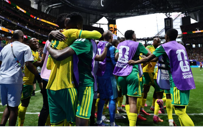 Bafana Bafana celebrate
